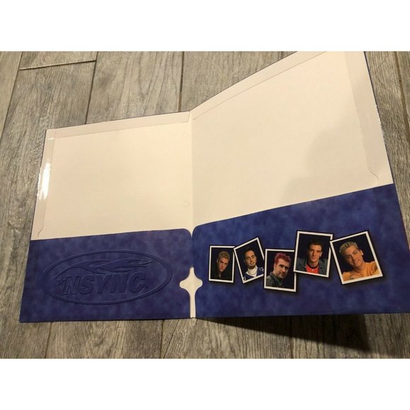 NSync Pocket Folder 1999 Boy Band 90s Justin Timberlake N Sync VTG‎ New Y2K 90s - Picture 2 of 7